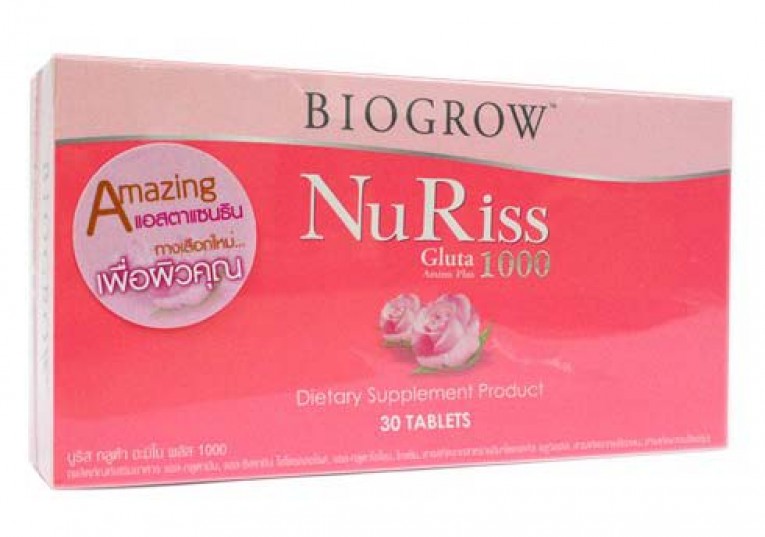 รีวิว Biogrow-NuRiss-Gluta-1000-Amino-Plus ดีไหม pantip