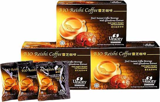 กาแฟเห็ดหลินจือ ยูนิซิตี้ Bio Reishi Coffee